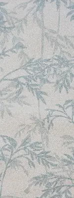 Fensterrollo mit Blättermotiv