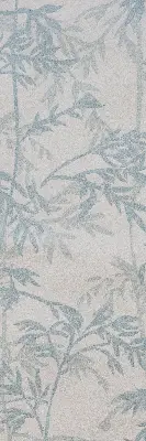 Fensterrollo mit Blättermotiv