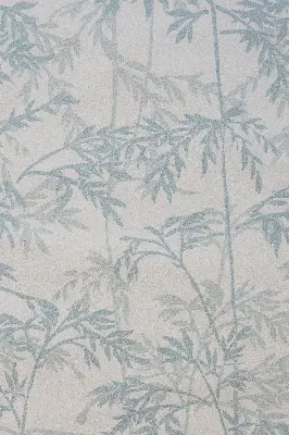 Fensterrollo mit Blättermotiv