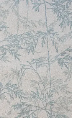 Fensterrollo mit Blättermotiv