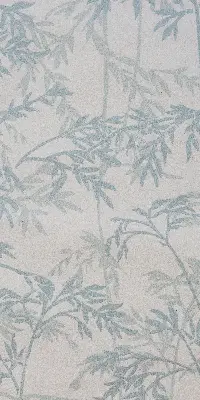 Fensterrollo mit Blättermotiv