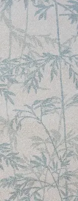 Fensterrollo mit Blättermotiv