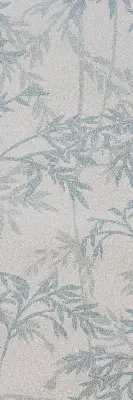 Fensterrollo mit Blättermotiv