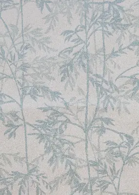 Fensterrollo mit Blättermotiv