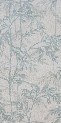 Fensterrollo mit Blättermotiv