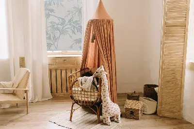 Fensterrollo mit Blättermotiv