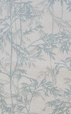 Fensterrollo mit Blättermotiv