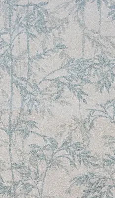 Fensterrollo mit Blättermotiv