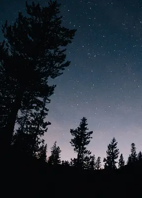 Fensterrollo für den Innenbereich mit Sternenhimmel-Motiv
