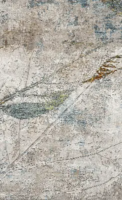 Fensterrollo für den Innenbereich mit Motiv spiegelnde Blätter