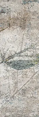Fensterrollo für den Innenbereich mit Motiv spiegelnde Blätter