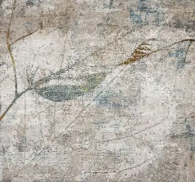 Fensterrollo für den Innenbereich mit Motiv spiegelnde Blätter