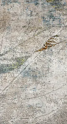 Fensterrollo für den Innenbereich mit Motiv spiegelnde Blätter