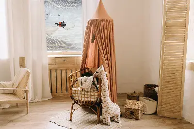 Fensterrollo mit Motiv verschwommene Berge