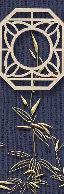 Fensterrollo für den Innenbereich mit dem Motiv Der See hinter den Blumen