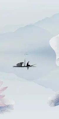 Rollo mit Motiv von einem Fischer auf einem Boot
