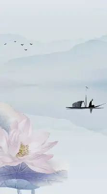 Rollo mit Motiv von einem Fischer auf einem Boot