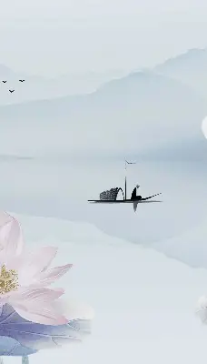 Rollo mit Motiv von einem Fischer auf einem Boot