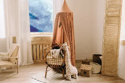 Fensterrollo mit Wolkenmotiv