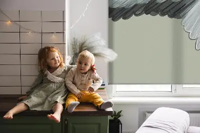 Fensterrollo mit Motiv Kranich im Flug