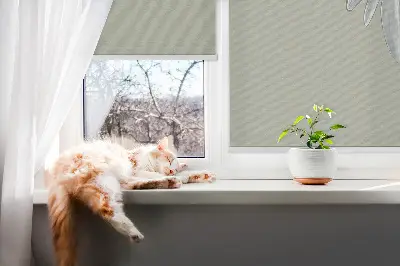 Fensterrollo mit Motiv Kranich im Flug