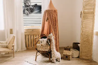 Fensterrollo mit Katzenmotiv