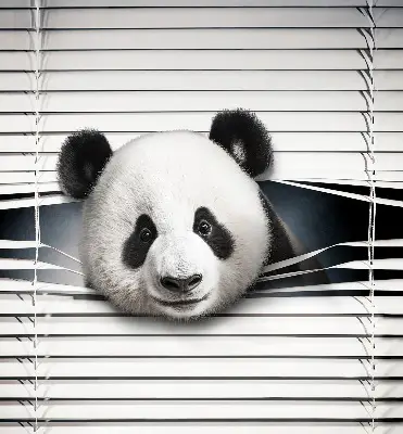 Fensterrollo Panda Design