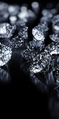 Verdunkelungsrollo Diamanten und Glitzer