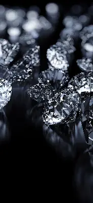 Verdunkelungsrollo Diamanten und Glitzer