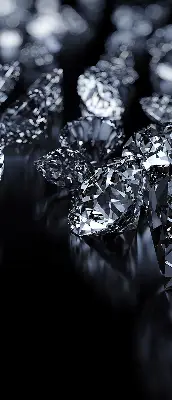 Verdunkelungsrollo Diamanten und Glitzer