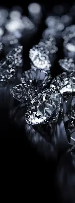 Verdunkelungsrollo Diamanten und Glitzer