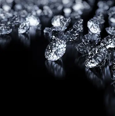 Verdunkelungsrollo Diamanten und Glitzer