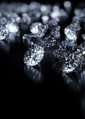 Verdunkelungsrollo Diamanten und Glitzer
