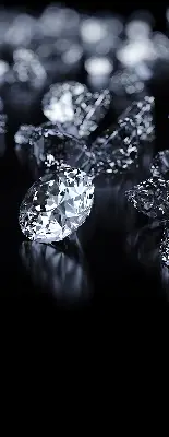 Verdunkelungsrollo Diamanten und Glitzer