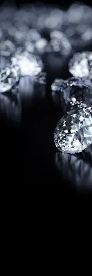 Verdunkelungsrollo Diamanten und Glitzer