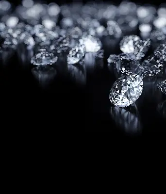 Verdunkelungsrollo Diamanten und Glitzer