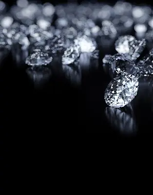 Verdunkelungsrollo Diamanten und Glitzer