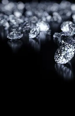 Verdunkelungsrollo Diamanten und Glitzer