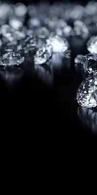Verdunkelungsrollo Diamanten und Glitzer