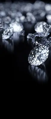 Verdunkelungsrollo Diamanten und Glitzer