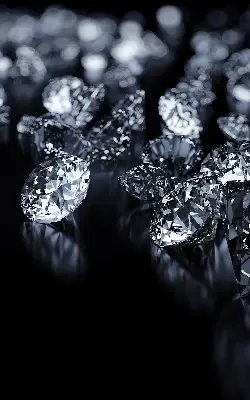 Verdunkelungsrollo Diamanten und Glitzer