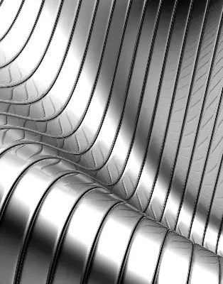Fenster rollo Metallische Abstraktion