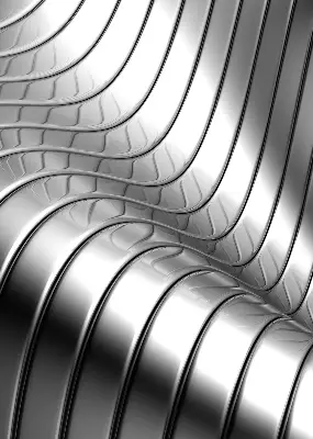 Fenster rollo Metallische Abstraktion