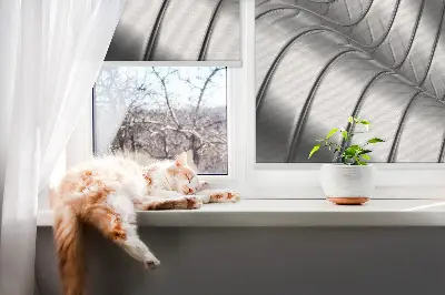 Fenster rollo Metallische Abstraktion