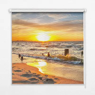 Rollo lichtundurchlässig Sonnenuntergang und Farben