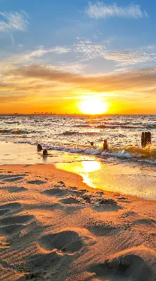 Rollo lichtundurchlässig Sonnenuntergang und Farben