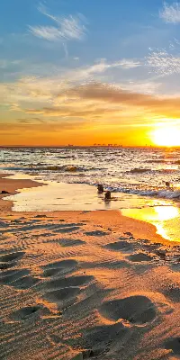Rollo lichtundurchlässig Sonnenuntergang und Farben