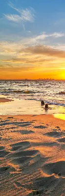 Rollo lichtundurchlässig Sonnenuntergang und Farben