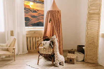 Rollo lichtundurchlässig Sonnenuntergang und Farben