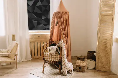 Fenster rollo Schwarzes Origami